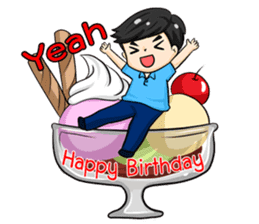 Peng : Blessing Happy Birthday to You. sticker #12719467
