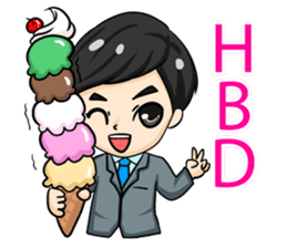 Peng : Blessing Happy Birthday to You. sticker #12719468