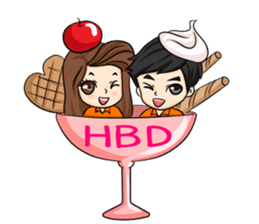 Peng : Blessing Happy Birthday to You. sticker #12719469
