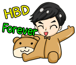Peng : Blessing Happy Birthday to You. sticker #12719471