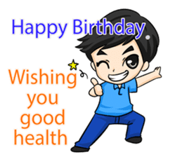 Peng : Blessing Happy Birthday to You. sticker #12719476