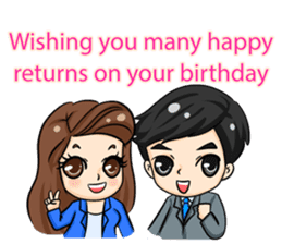 Peng : Blessing Happy Birthday to You. sticker #12719477