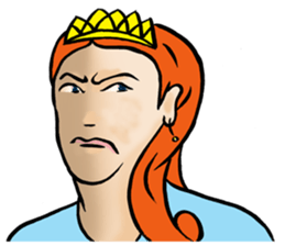 Ending in the fairy tales - The princess sticker #12720173