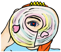 Ending in the fairy tales - The princess sticker #12720175