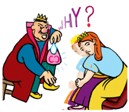 Ending in the fairy tales - The princess sticker #12720179