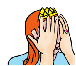 Ending in the fairy tales - The princess sticker #12720181