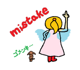 Hinami of the angel sticker #12720357