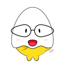 Eggy Eggs: Romelette & Juliegg sticker #12720969