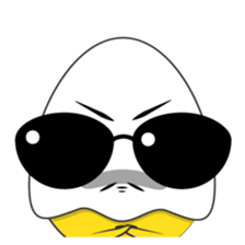 Eggy Eggs: Romelette & Juliegg sticker #12720974