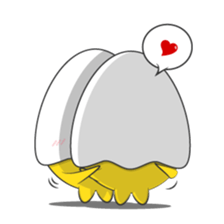 Eggy Eggs: Romelette & Juliegg sticker #12720984
