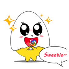 Eggy Eggs: Romelette & Juliegg sticker #12720988