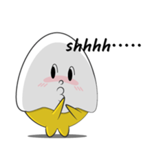 Eggy Eggs: Romelette & Juliegg sticker #12720990