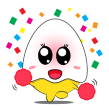 Eggy Eggs: Romelette & Juliegg sticker #12720991