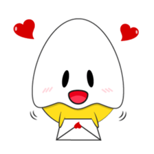 Eggy Eggs: Romelette & Juliegg sticker #12720995