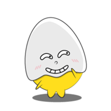 Eggy Eggs: Romelette & Juliegg sticker #12720998