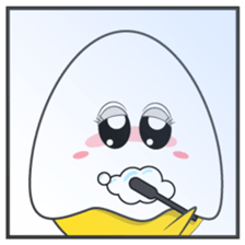 Eggy Eggs: Romelette & Juliegg sticker #12720999