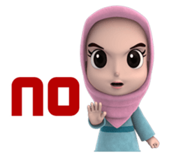 Nada Hijab1 sticker #12721333