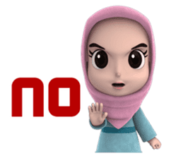 Nada Hijab1 sticker #12721333