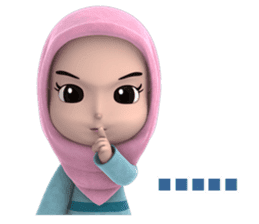 Nada Hijab1 sticker #12721346