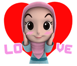 Nada Hijab1 sticker #12721349