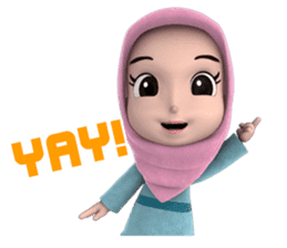 Nada Hijab1 sticker #12721358