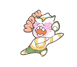 Fat Hanuman sticker #12721607