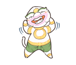 Fat Hanuman sticker #12721611