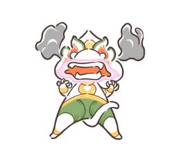 Fat Hanuman sticker #12721613