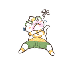 Fat Hanuman sticker #12721619