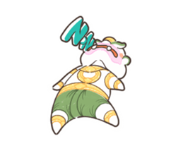 Fat Hanuman sticker #12721623