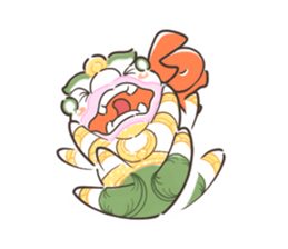 Fat Hanuman sticker #12721625