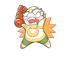 Fat Hanuman sticker #12721631