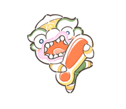 Fat Hanuman sticker #12721636