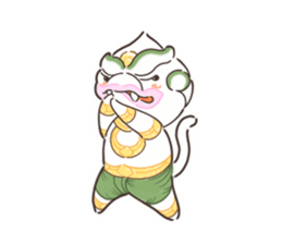 Fat Hanuman sticker #12721642