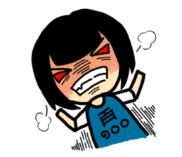 Nooki The Grumpy Girl sticker #12721772