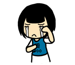 Nooki The Grumpy Girl sticker #12721779