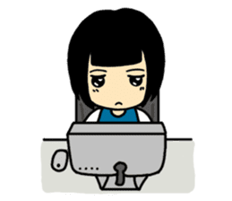 Nooki The Grumpy Girl sticker #12721781