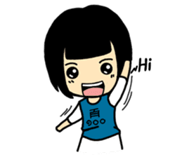 Nooki The Grumpy Girl sticker #12721789
