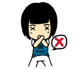 Nooki The Grumpy Girl sticker #12721792