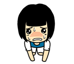 Nooki The Grumpy Girl sticker #12721796