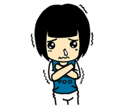 Nooki The Grumpy Girl sticker #12721797