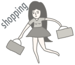 Girl without shoes sticker #12721821