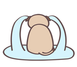 The Capricornus Cat, Black Agate sticker #12723237