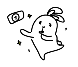 Ugly rabbit life sticker #12724095