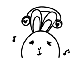 Ugly rabbit life sticker #12724099