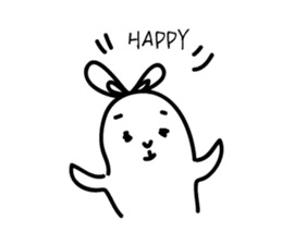 Ugly rabbit life sticker #12724111