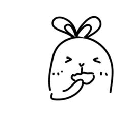 Ugly rabbit life sticker #12724117