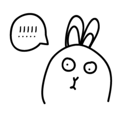 Ugly rabbit life sticker #12724124