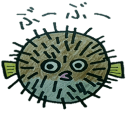 sea fish and river fish sticker sticker #12724482