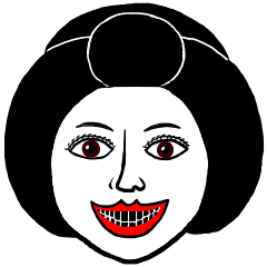 Tooth blackening Girl